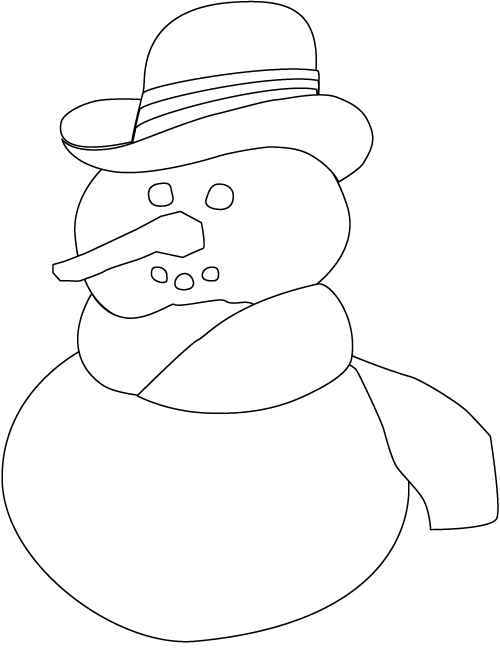 Boneco de neve vestido com gravata e chapu